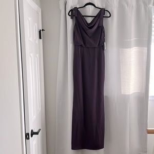 Adrianna Papell cowl crepe dress in current sz 2